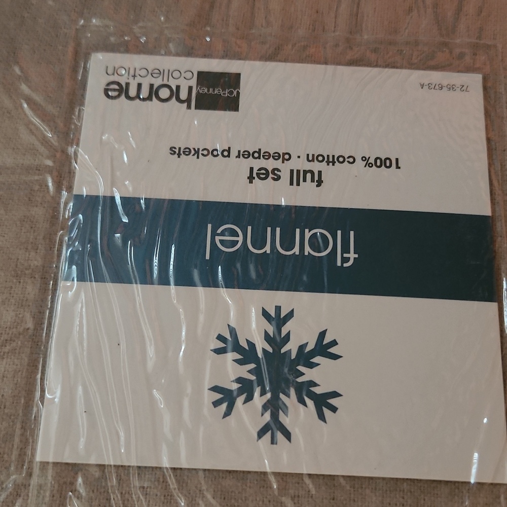 JC  Penney Home Collection Flannel Sheet Set